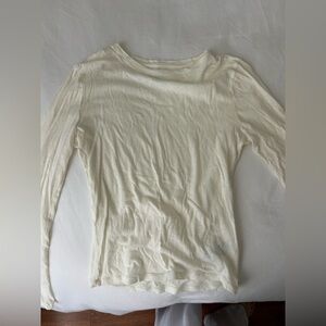 J. Crew Tissue Crepe Long-Sleeve Tee